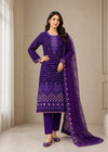 Premium Embroidered Linen 3PC Suit with Chiffon Dupatta
