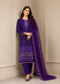 Premium Embroidered Linen 3PC Suit with Chiffon Dupatta