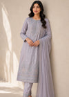 Lilac Grace – Premium Festive Chiffon Suit