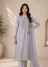Lilac Grace – Premium Festive Chiffon Suit