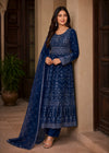 Ocean Dusk Luxury Chiffon Maxi 3PC