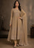Desert Dusk – Camel Brown Luxury 3PC Maxi Dress