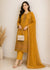 Sunshine Elegance – Mustard Embroidered 3-Pc Suit