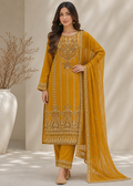 Mustard Elegance – Festive Embroidered Kurta Set