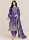 Violet Opulence – Luxury Designer 3 Piece Ensemble