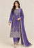 Violet Opulence – Luxury Designer 3 Piece Ensemble