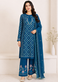 Ocean Teal – Premium Festive 3PC Suit