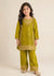 Olive Kattan Silk Kids 2-PC Kurta Set
