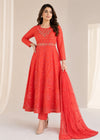 Petal Muse –Coral PInk Luxury 3PC Maxi Dress
