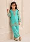 Aqua Kattan Silk Kids Festive Kurta Set