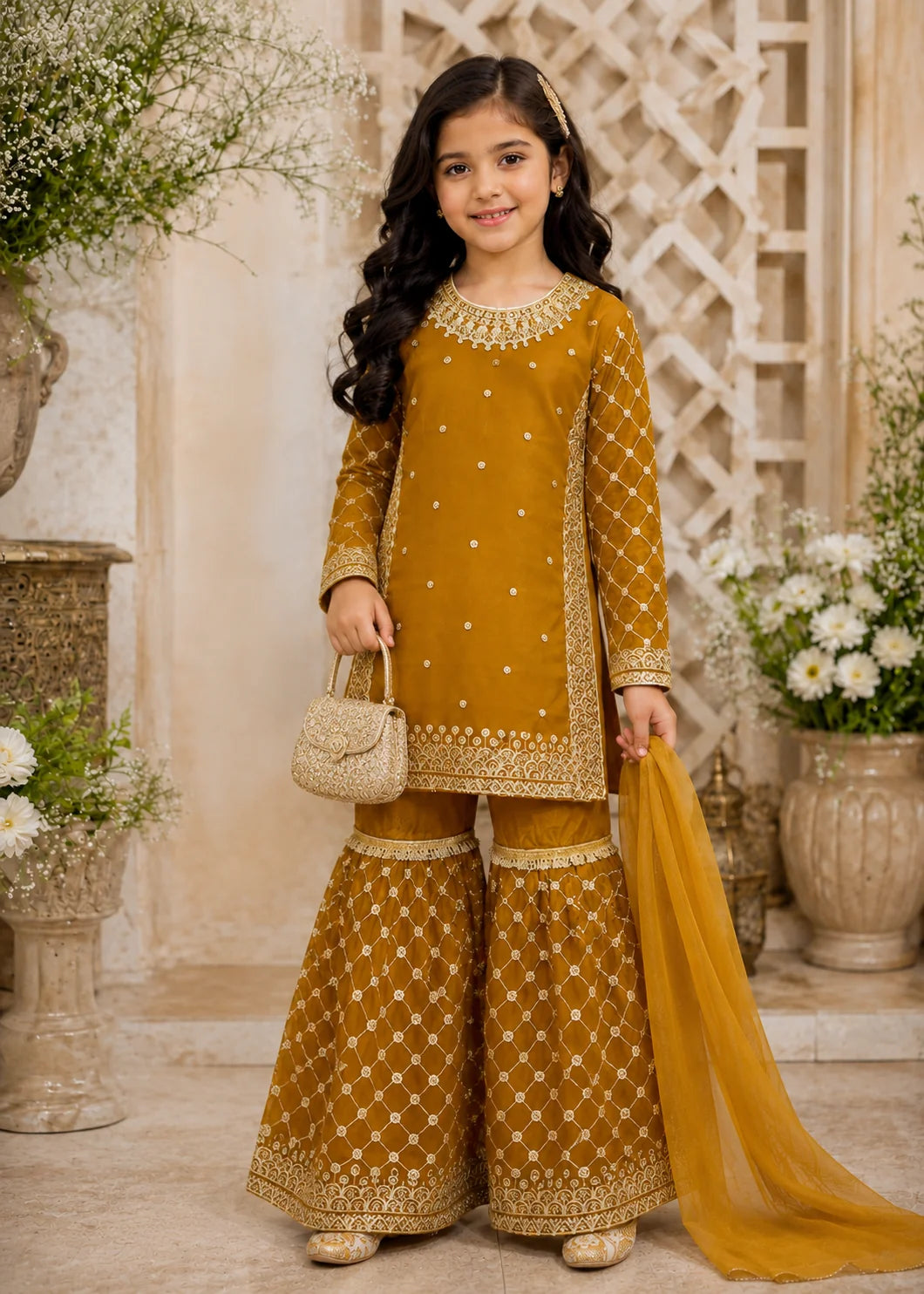 Little Sunshine – Embroidered Kids 2-Pc