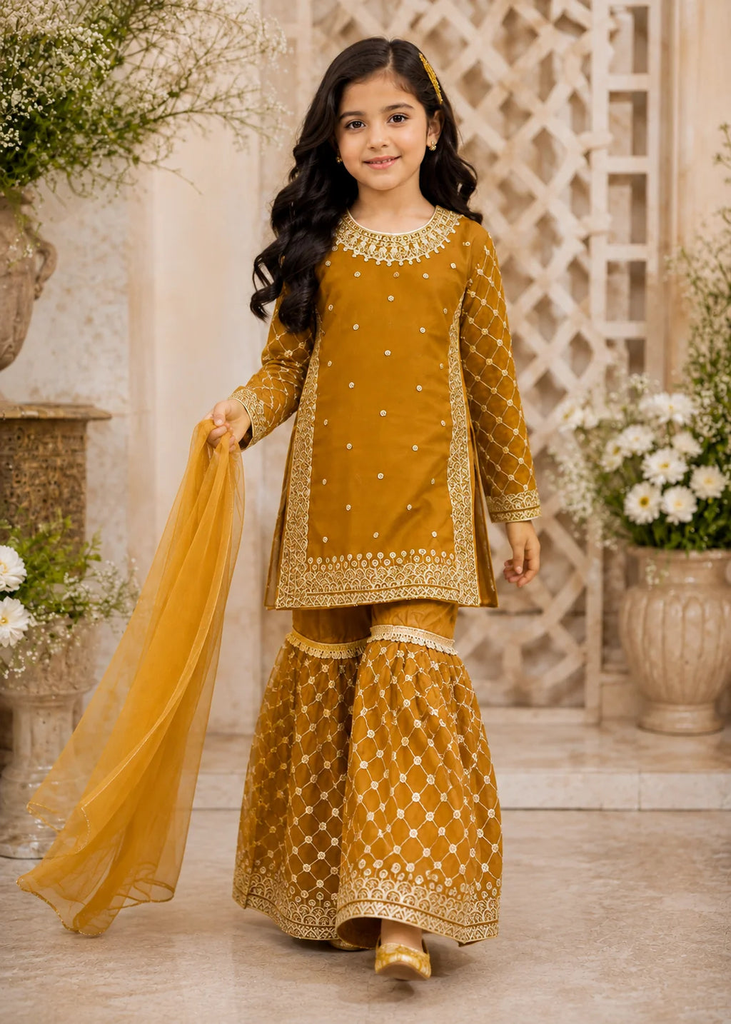 Little Sunshine – Embroidered Kids 2-Pc