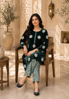 Dark Green – Luxury Velvet 2PC Kurta