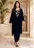 Navy Blue – Luxury Handworked Velvet 2PC Kurta Set