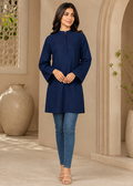 Sutar PLain Navy Blue Shirt