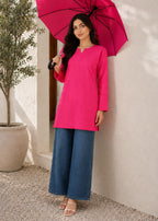 Sutar PLain Pink Kurta