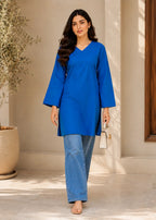 Sutar Royal Blue Kurta