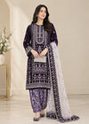 Crown Jewel Purple Velvet 3-PC Formal Edit