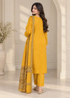 Elegant Mustard Embroidered Kurta Set with Dupatta