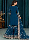 Rang-o-Noor — Noor-e-Bahar Teal Festive Gharara