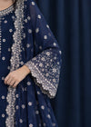 Rang-o-Noor — Neel Shab Navy Blue Festive Gharara