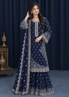 Rang-o-Noor — Neel Shab Navy Blue Festive Gharara