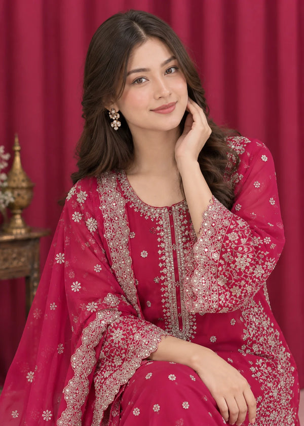 Rang-o-Noor — Hot Pink Rani Hot Pink Festive Gharara