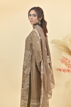Bronze Luxury Embroidered Occasion Edit  3PC Kurta Set