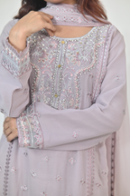 Soft Lavender Luxury Embroidered Occasion Edit  3PC Kurta Set