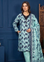 3 Piece Printed Lawn Suit - Stitched