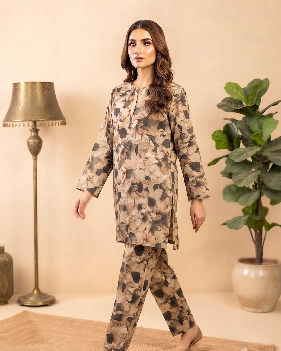2 Piece Printed Lawn Suit - Unstitched