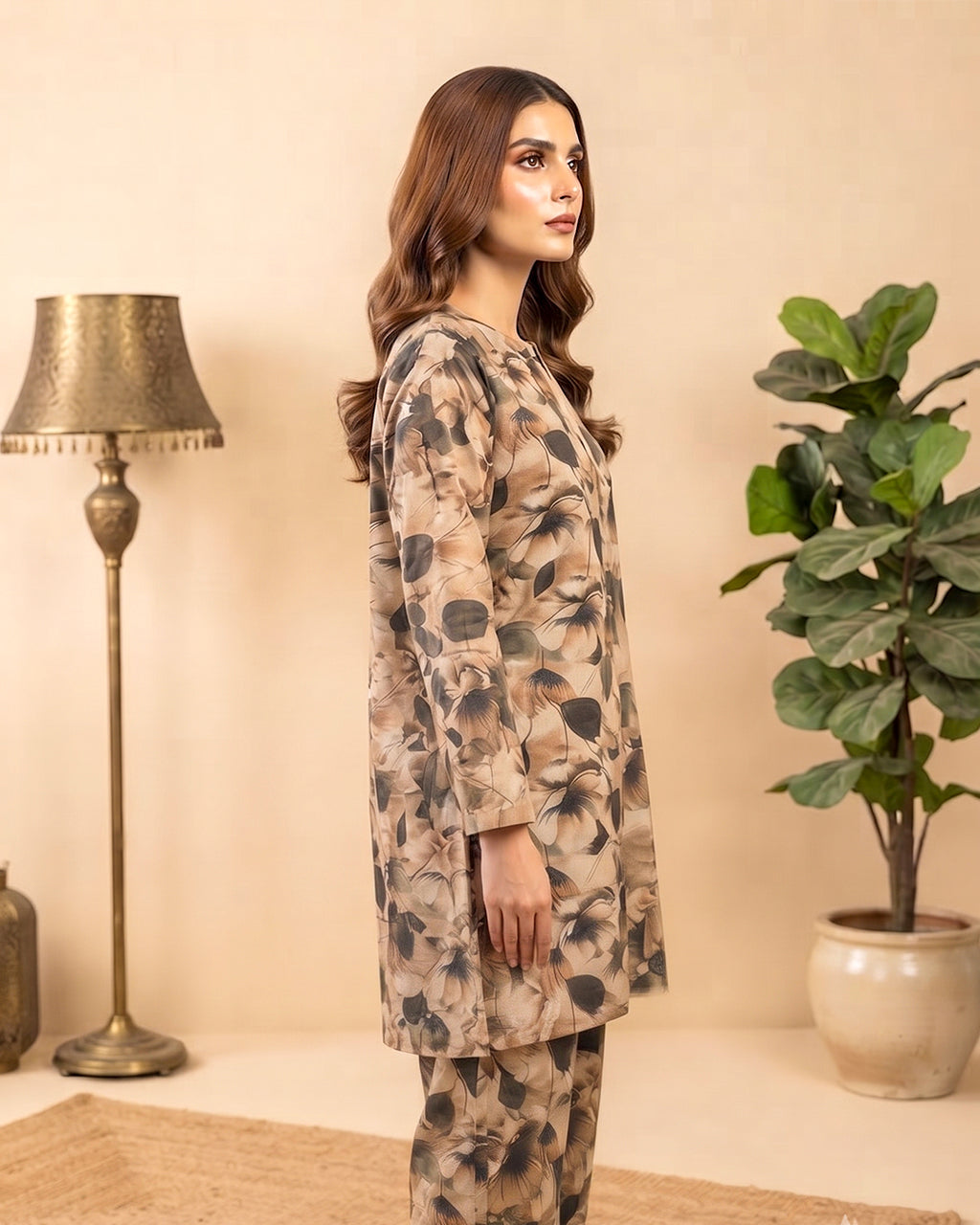 2 Piece Printed Lawn Suit - Unstitched