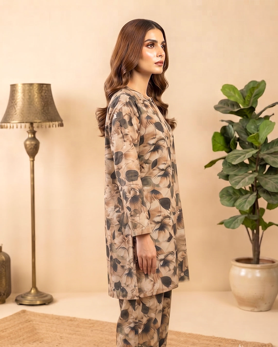 2 Piece Printed Lawn Suit - Unstitched