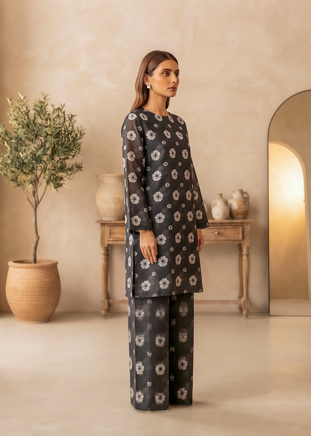 2 Piece Printed Lawn Suit - Unstitched