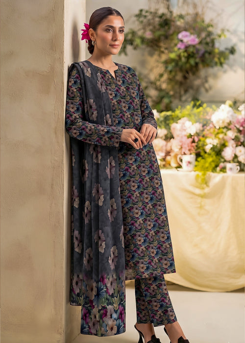 3 Piece Printed Lawn Suit - Unstitched