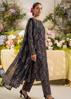 3 Piece Printed Lawn Suit - Unstitched