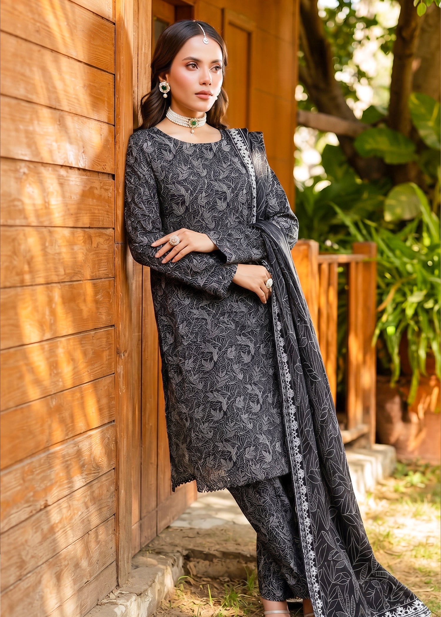 3 Piece Printed Lawn Suit - Unstitched