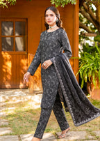 3 Piece Printed Lawn Suit - Unstitched