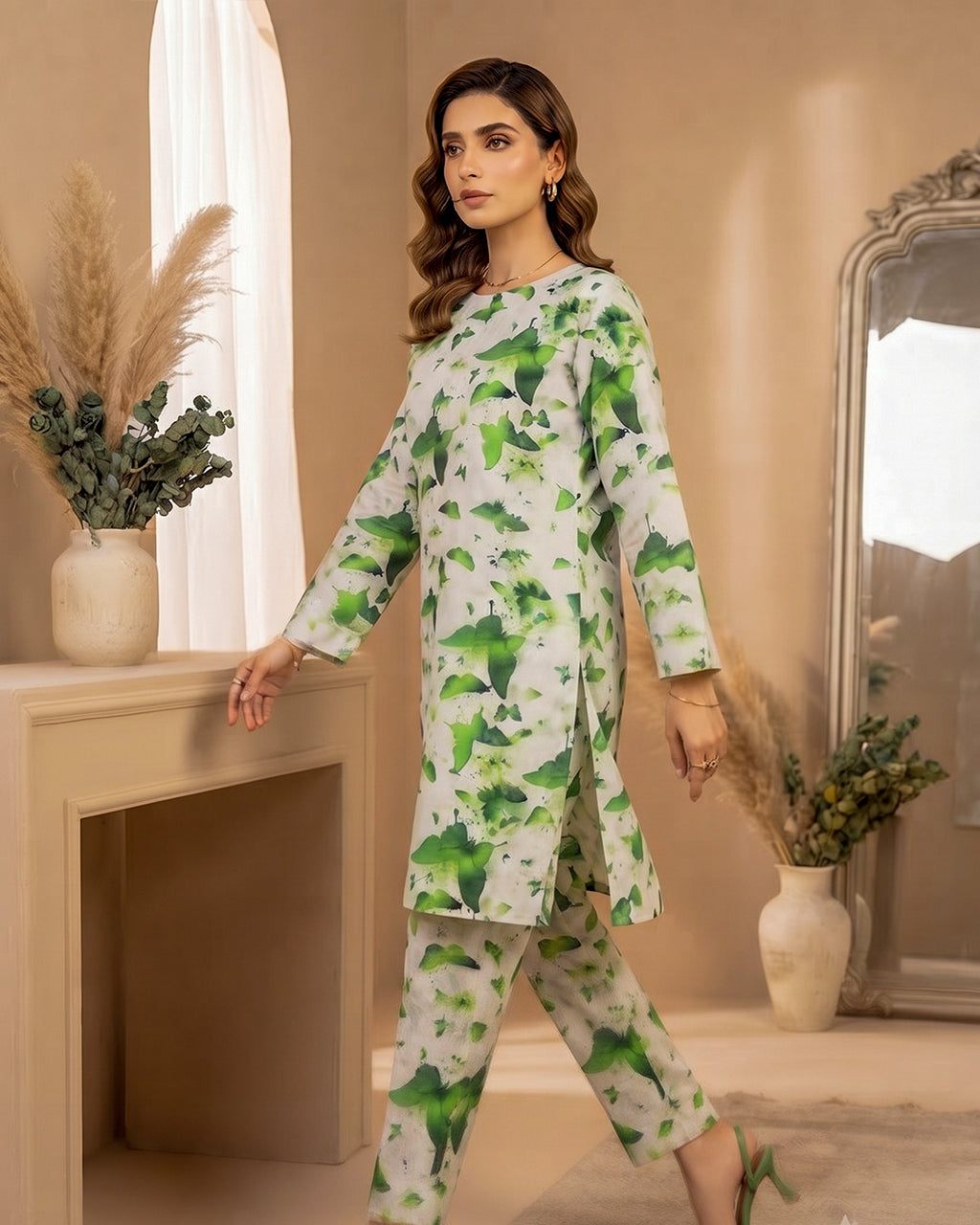 2 Piece Printed Lawn Suit - Unstitched
