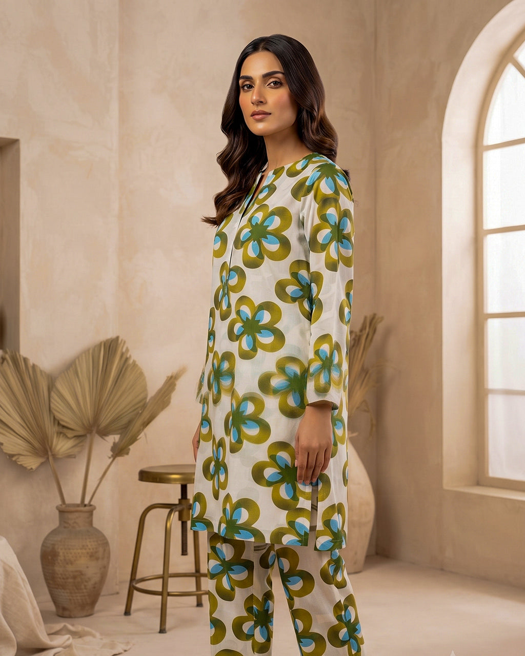 2 Piece Printed Lawn Suit - Unstitched