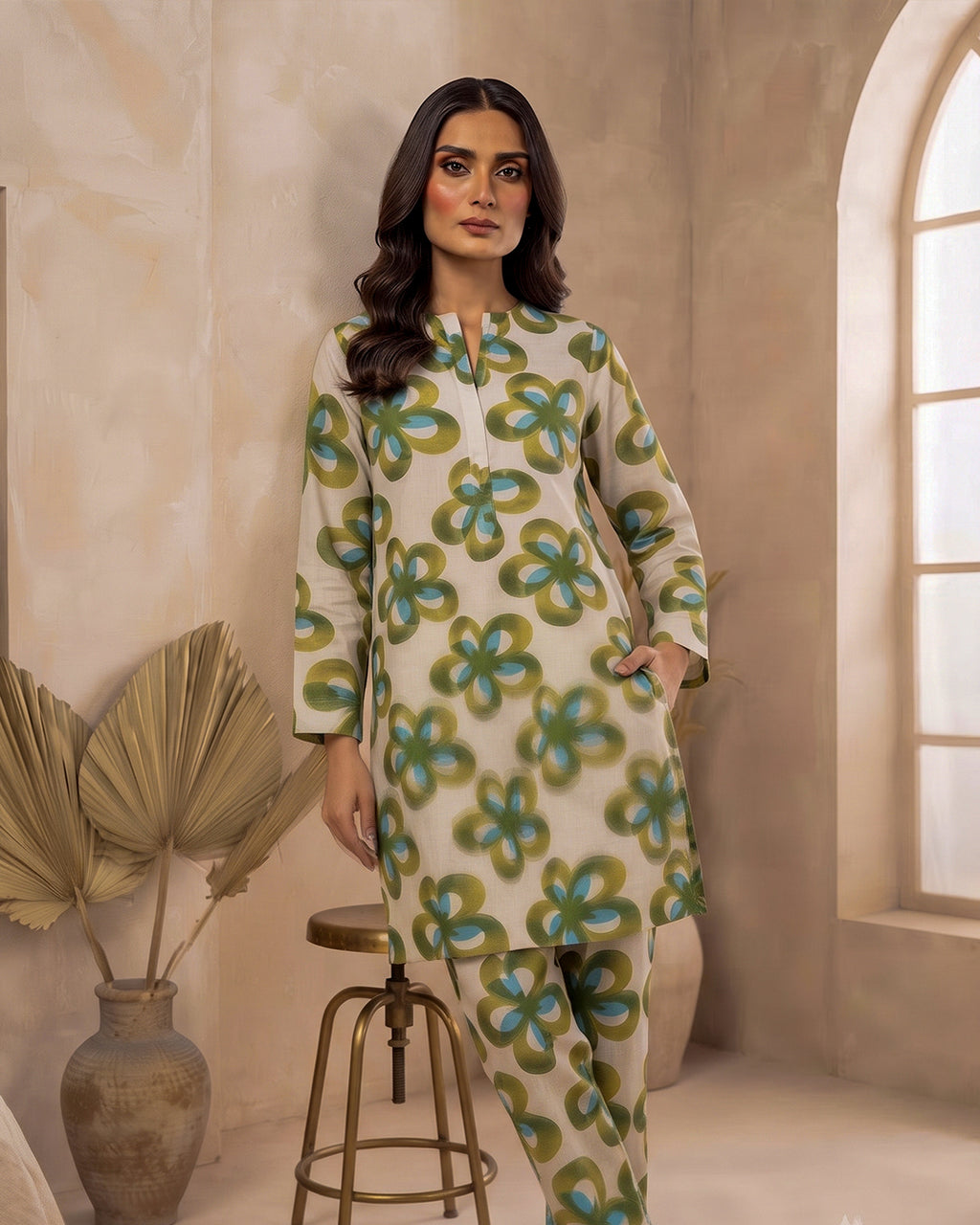 2 Piece Printed Lawn Suit - Unstitched