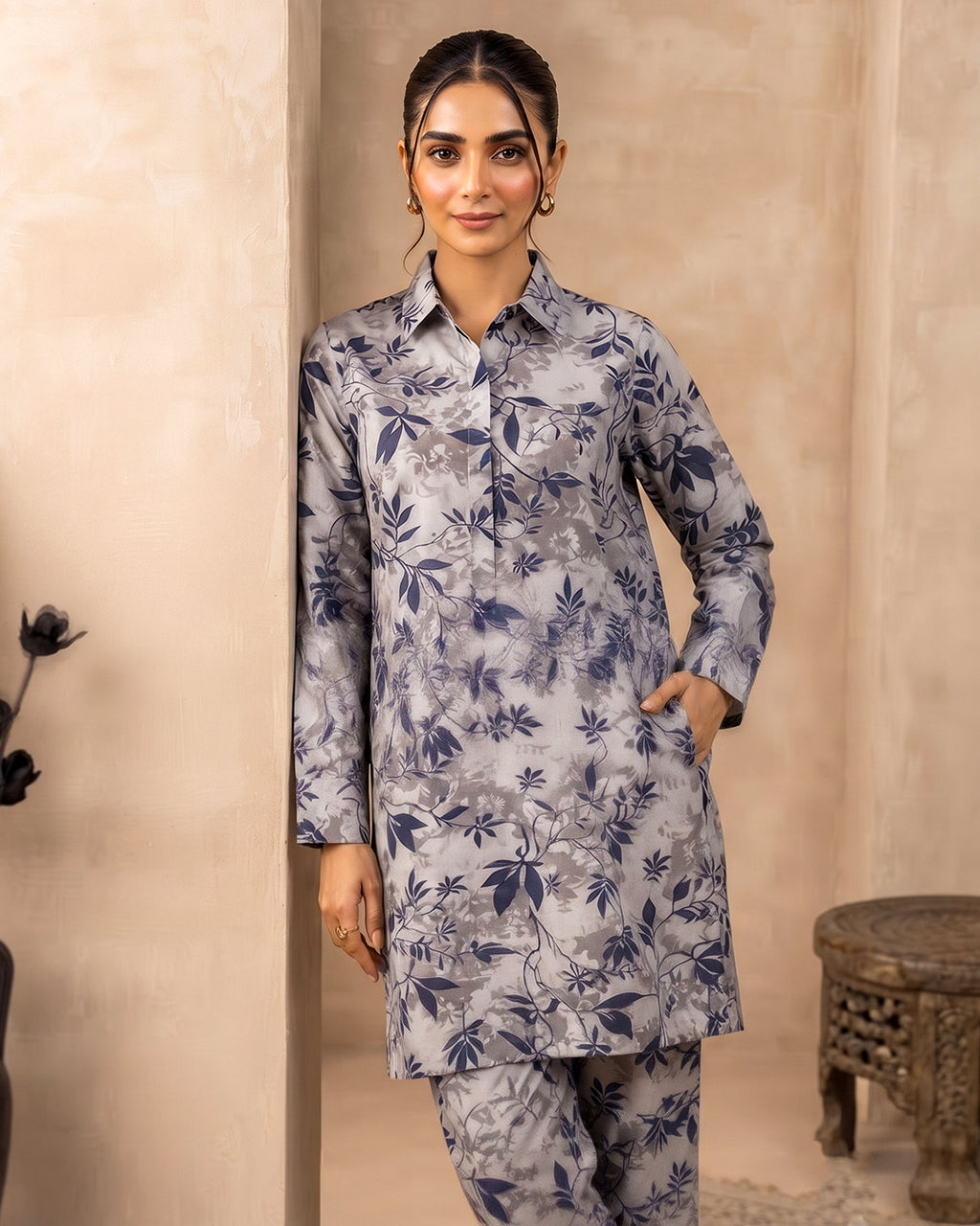 2 Piece Printed Lawn Suit - Unstitched