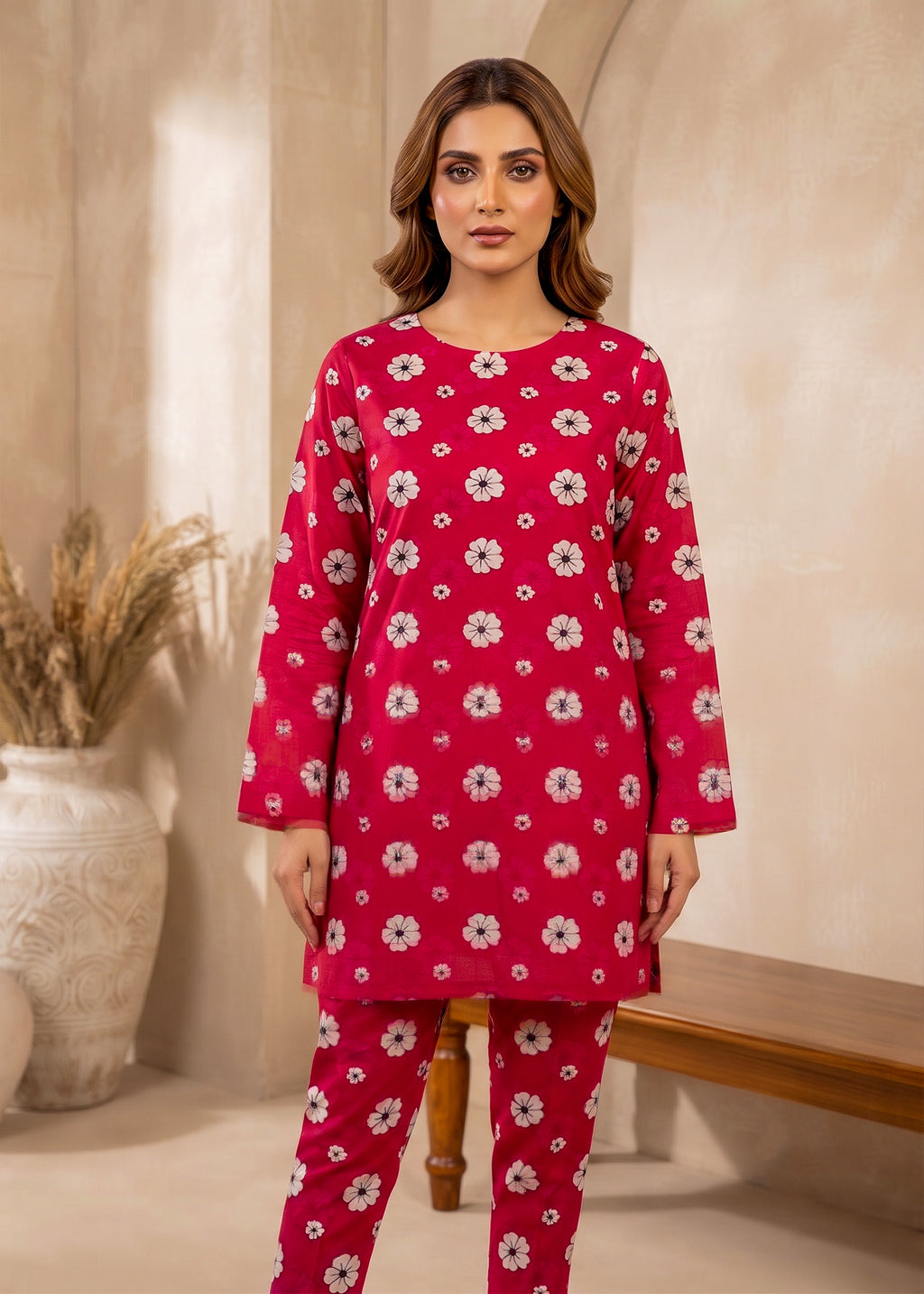 2 Piece Printed Lawn Suit - Unstitched
