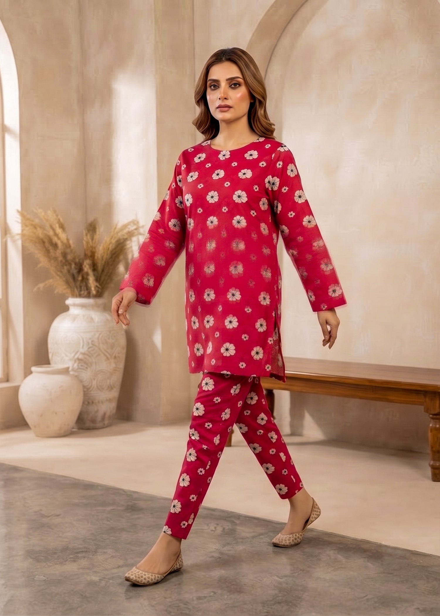 2 Piece Printed Lawn Suit - Unstitched