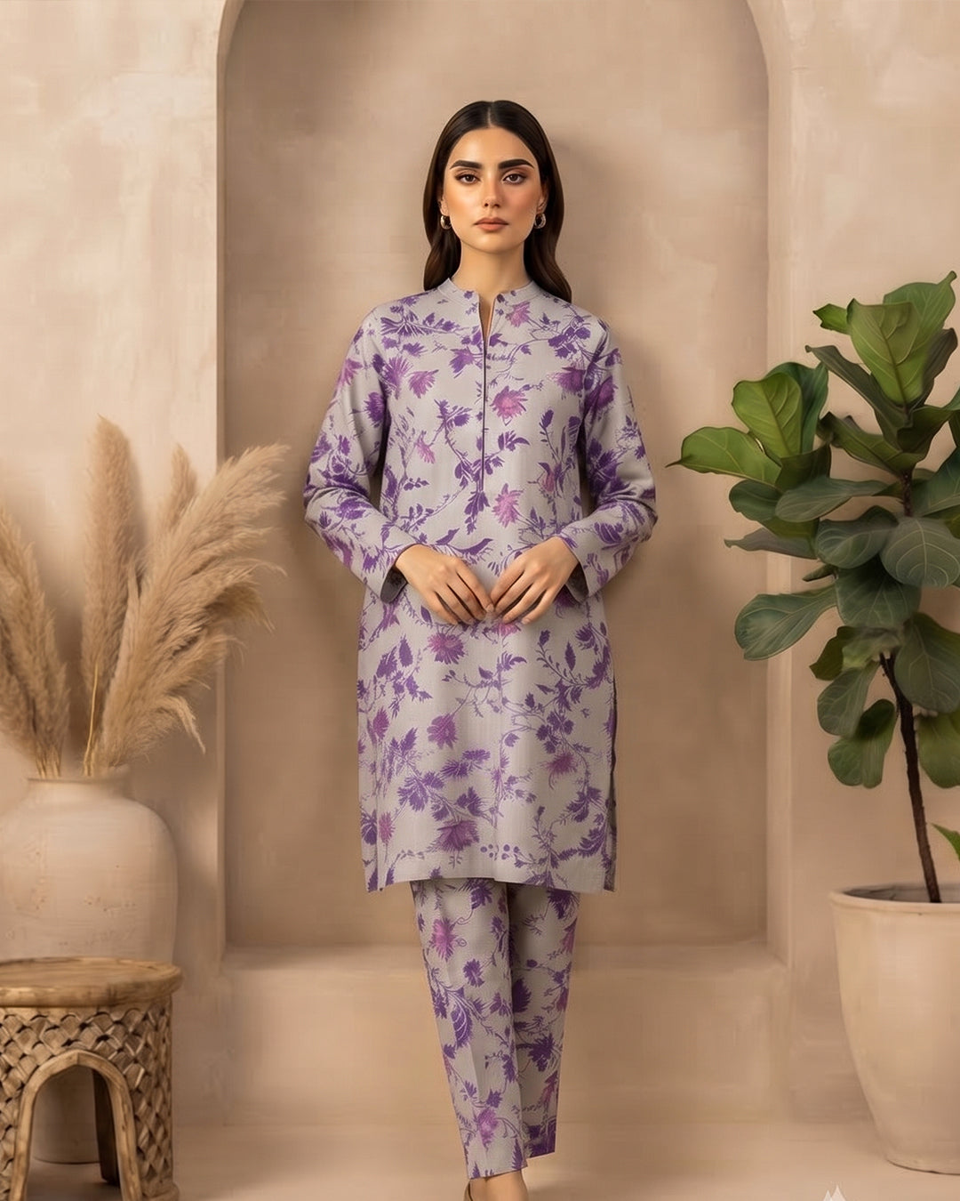 2 Piece Printed Lawn Suit - Unstitched
