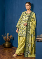 3 Piece Printed Lawn Suit - Stitched