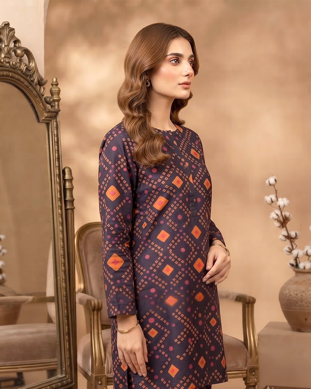 2 Piece Printed Lawn Suit - Unstitched