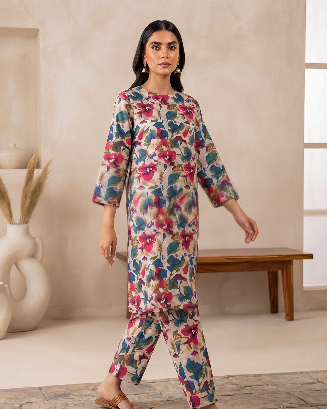 2 Piece Printed Lawn Suit - Unstitched