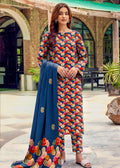 3 Piece Printed Lawn Suit - Unstitched