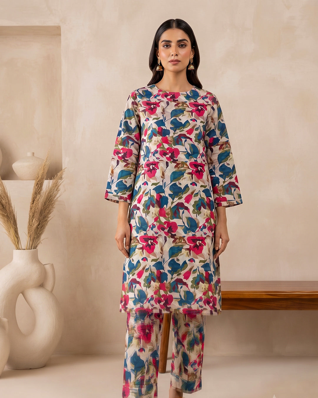2 Piece Printed Lawn Suit - Unstitched